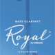 Rico Royal Bass Clarinet Reeds, Strength 3.5, 10-pack