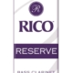 Rico Reserve Classic Bass Clarinet Reeds, Strength 3.5+, 5-pack