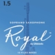 Rico Royal Soprano Sax Reeds, Strength 1.5, 10-pack