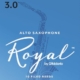 Rico Royal Alto Sax Reeds, Strength 3.0, 10-pack