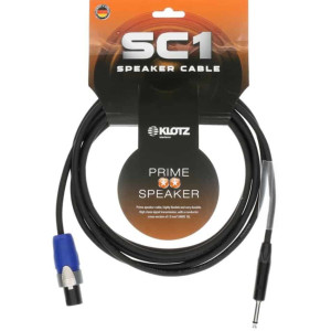 Klotz SC1 1m Speaker Cable Neutrik Speakon to Jack