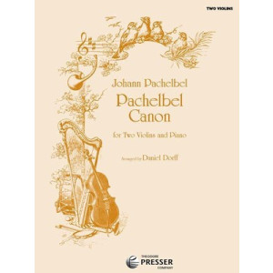 PACHELBEL CANON FOR 2 VIOLINS/PIANO ARR DORFF