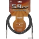 3m Tweed Jacket Retro Instrument Cable w Gold Tip RA
