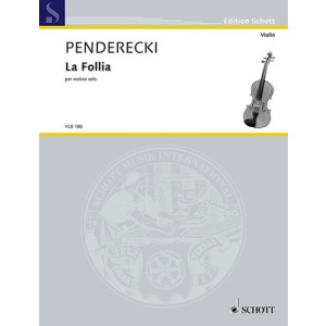 PENDERECKI - LA FOLLIA VIOLIN/PIANO