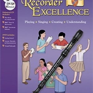 RECORDER EXCELLENCE STUDENT BK/CD/DVD/IPAS