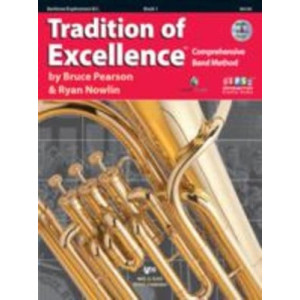 TRADITION OF EXCELLENCE BK 1 BAR/EUPH BC BK/DVD