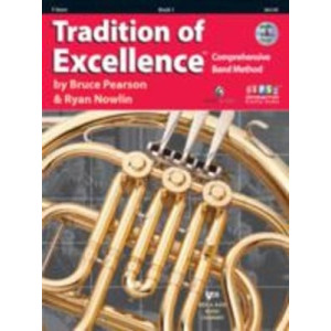 TRADITION OF EXCELLENCE BK 1 F HORN BK/DVD