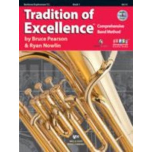 TRADITION OF EXCELLENCE BK 1 TC BK/DVD