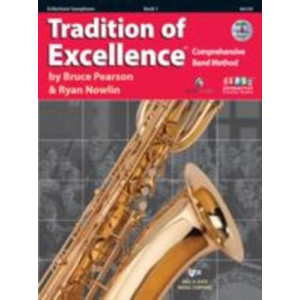 TRADITION OF EXCELLENCE BK 1 BARI SAX BK/DVD