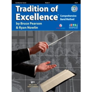 TRADITION OF EXCELLENCE BK 2 COND SCORE BK/DVD