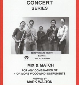 TEDDY BEARS PICNIC MIX & MATCH 4 OR MORE WOODWIND INSTRUMENT
