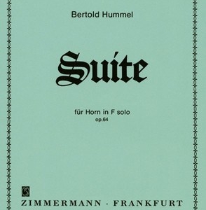 HUMMEL - SUITE OP 64 FOR SOLO FRENCH HORN