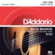 D'Addario EJ12 80/20 Bronze Acoustic Guitar Strings, 13-56