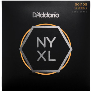 D'Addario NYXL50105 Nickel Wound Bass Guitar Strings, 50-105, Long Scale