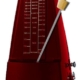 Cherry Mechanical Metronome in Red Plastic Casing