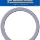 Peace 5" Bass Drum Hole Template & Reinforcement Ring in Silver