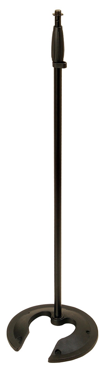 Straight Mic Stand with Stackable Weighted Base