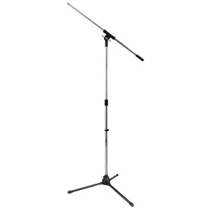 Boom Mic Stand with 30" Euro Boom in Chrome