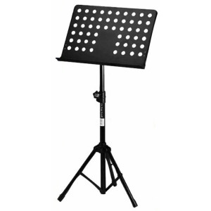 Orchestral Sheet Music Stand with Holed Bookplate