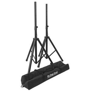 Compact Speaker Stand Pack with Pair of Speaker Stands & Carry Bag