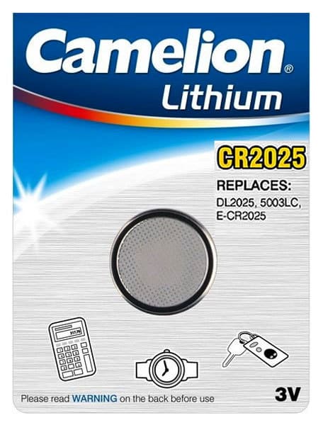 Camelion 3V Lithium CR2025 Battery - 1 Pack