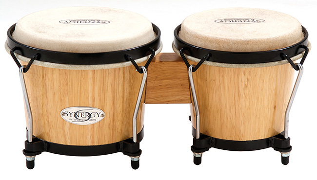 Toca 6 & 6-3/4" Synergy Series Wooden Bongos Natural