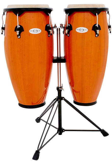 Toca 10 & 11" Synergy Series Wooden Conga Set Amber