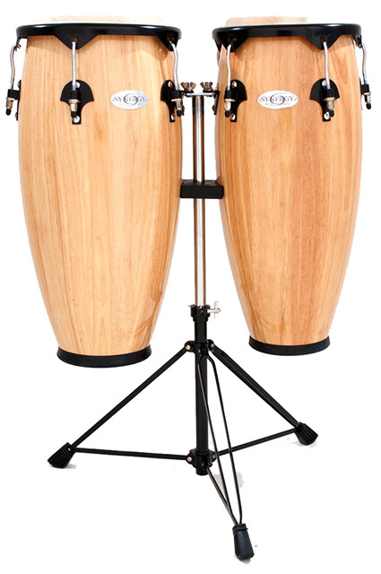 Toca 10 & 11" Synergy Series Wooden Conga Set Natural