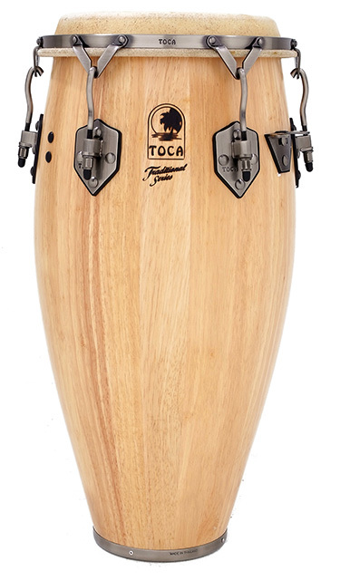 Toca Traditional Series 12-1/2" Wooden Quinto Natural