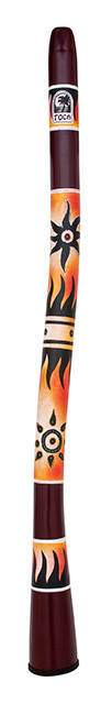 Toca Freestyle Curved Didgeridoo 50" Tribal Sun Design