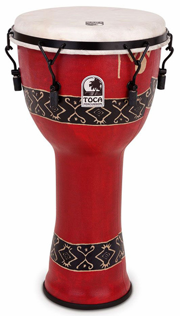 Toca Freestyle Series Mech Tuned Djembe 12" Bali Red