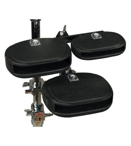 Toca Synthetic 3 Piece Clave Block Set w Mount