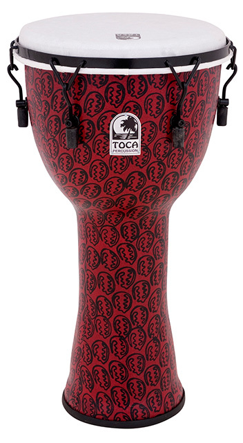 Toca Freestyle 2 Series Mech Tuned Djembe 10" Red Mask