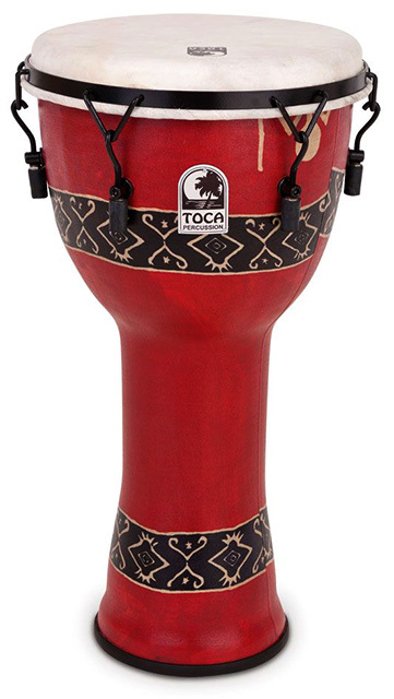 Toca Freestyle 2 Series Mech Tuned Djembe 10" Bali Red
