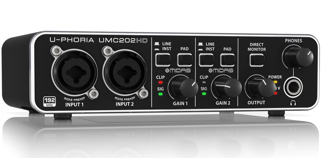 Behringer U-Phoria UMC202HD Interface