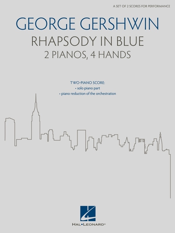 GERSHWIN - RHAPSODY IN BLUE 2P4H 2 PIANO SCORE