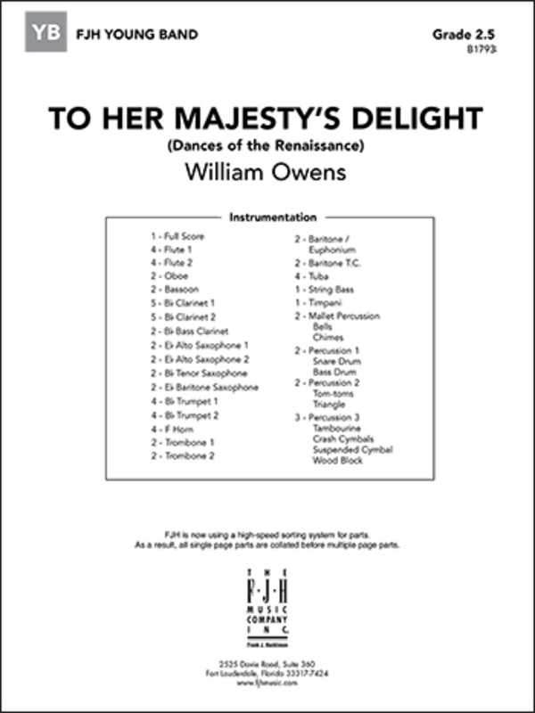 To Her Majesty's Delight CB2.5 SC/PTS