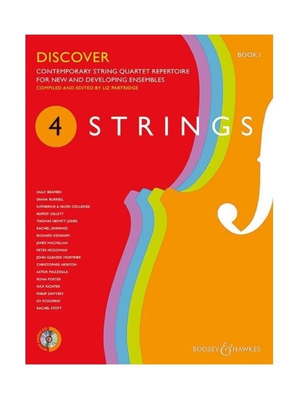 4 Strings - Discover Book 1 String Quartet Score/CD