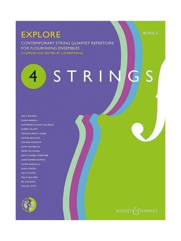 4 Strings - Explore Book 2 String Quartet Score/CD
