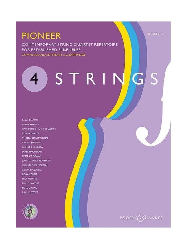 4 Strings - Pioneer Book 3 String Quartet Score/CD